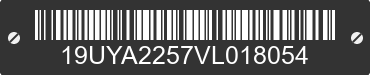 1997 ACURA CL 19UYA2257VL018054 VIN decoded