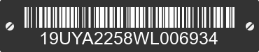 1998 ACURA CL 19UYA2258WL006934 VIN decoded