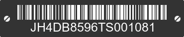1996 ACURA Integra JH4DB8596TS001081 VIN decoded