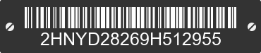 2009 ACURA MDX 2HNYD28269H512955 VIN decoded