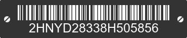 2008 ACURA MDX 2HNYD28338H505856 VIN decoded