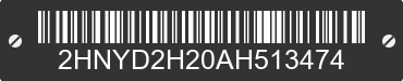 2010 ACURA MDX 2HNYD2H20AH513474 VIN decoded