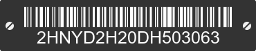 2013 ACURA MDX 2HNYD2H20DH503063 VIN decoded