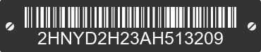 2010 ACURA MDX 2HNYD2H23AH513209 VIN decoded