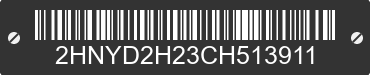 2012 ACURA MDX 2HNYD2H23CH513911 VIN decoded
