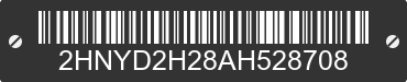 2010 ACURA MDX 2HNYD2H28AH528708 VIN decoded