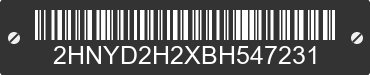 2011 ACURA MDX 2HNYD2H2XBH547231 VIN decoded