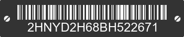 2011 ACURA MDX 2HNYD2H68BH522671 VIN decoded