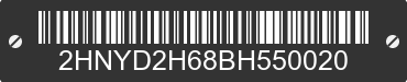2011 ACURA MDX 2HNYD2H68BH550020 VIN decoded