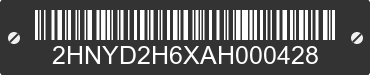 2010 ACURA MDX 2HNYD2H6XAH000428 VIN decoded