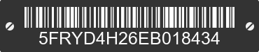2014 ACURA MDX 5FRYD4H26EB018434 VIN decoded