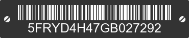 2016 ACURA MDX 5FRYD4H47GB027292 VIN decoded