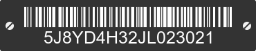 2018 ACURA MDX 5J8YD4H32JL023021 VIN decoded