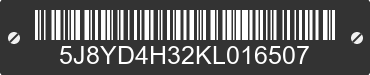 2019 ACURA MDX 5J8YD4H32KL016507 VIN decoded