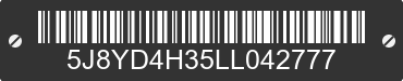 2020 ACURA MDX 5J8YD4H35LL042777 VIN decoded