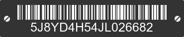 2018 ACURA MDX 5J8YD4H54JL026682 VIN decoded
