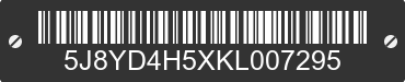 2019 ACURA MDX 5J8YD4H5XKL007295 VIN decoded