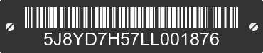 2020 ACURA MDX 5J8YD7H57LL001876 VIN decoded
