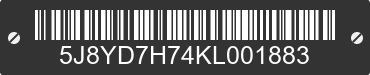 2019 ACURA MDX 5J8YD7H74KL001883 VIN decoded