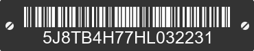 2017 ACURA RDX 5J8TB4H77HL032231 VIN decoded