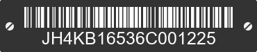 2006 ACURA RL JH4KB16536C001225 VIN decoded