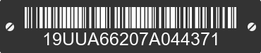 2007 ACURA TL 19UUA66207A044371 VIN decoded