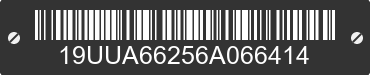 2006 ACURA TL 19UUA66256A066414 VIN decoded