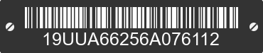 2006 ACURA TL 19UUA66256A076112 VIN decoded