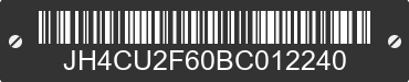 2011 ACURA TSX JH4CU2F60BC012240 VIN decoded