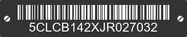 2018 ADAM TRAILERS Adam Trailers 5CLCB142XJR027032 VIN decoded