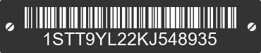 2019 AIRSTREAM Flying Cloud 1STT9YL22KJ548935 VIN decoded