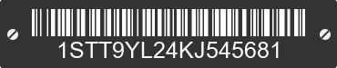 2019 AIRSTREAM Flying Cloud 1STT9YL24KJ545681 VIN decoded