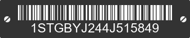 2004 AIRSTREAM International 1STGBYJ244J515849 VIN decoded