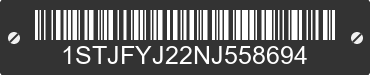 2022 AIRSTREAM International 1STJFYJ22NJ558694 VIN decoded