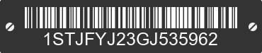2016 AIRSTREAM International 1STJFYJ23GJ535962 VIN decoded