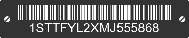 2021 AIRSTREAM International 1STTFYL2XMJ555868 VIN decoded