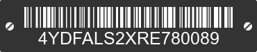 2024 ALPINE Alpine 4YDFALS2XRE780089 VIN decoded