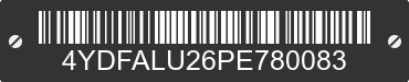 2023 ALPINE Alpine 4YDFALU26PE780083 VIN decoded