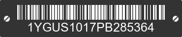 2023 ALUMA Aluma 1YGUS1017PB285364 VIN decoded