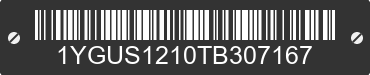 2026 ALUMA Aluma 1YGUS1210TB307167 VIN decoded