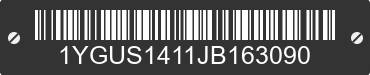 2018 ALUMA Aluma 1YGUS1411JB163090 VIN decoded