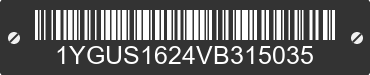 2027 ALUMA Aluma 1YGUS1624VB315035 VIN decoded
