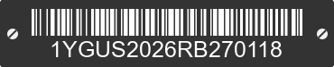 2024 ALUMA Aluma 1YGUS2026RB270118 VIN decoded