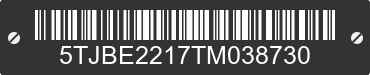 2026 AMERICAN SURPLUS & MFG American Surplus & MFG 5TJBE2217TM038730 VIN decoded