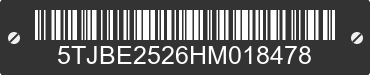 2017 AMERICAN SURPLUS & MFG American Surplus & MFG 5TJBE2526HM018478 VIN decoded