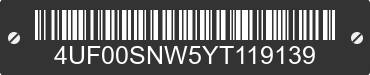 2000 ARCTIC CAT Arctic Cat 4UF00SNW5YT119139 VIN decoded