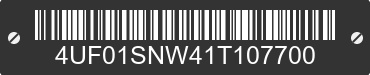 2001 ARCTIC CAT Arctic Cat 4UF01SNW41T107700 VIN decoded