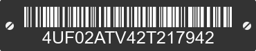 2002 ARCTIC CAT Arctic Cat 4UF02ATV42T217942 VIN decoded
