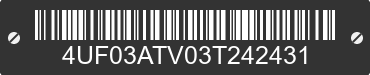 2003 ARCTIC CAT Arctic Cat 4UF03ATV03T242431 VIN decoded