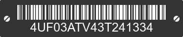 2003 ARCTIC CAT Arctic Cat 4UF03ATV43T241334 VIN decoded